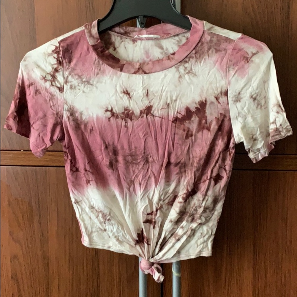 Super soft tie dye crop top